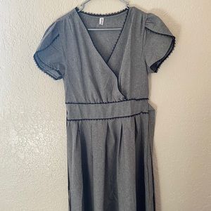Grey vintage style dress